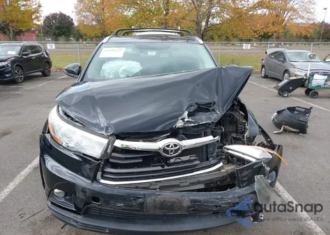 2016 Toyota Highlander Xle V6 from USA, damaged, VIN 5TDJKRFH1GS500997